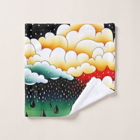 Jours pluvieux (Gant de toilette)