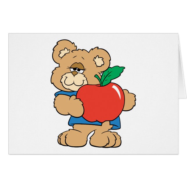 Jours scolaires Apple Teddy Bear (Devant horizontal)