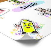 Jours scolaires Imprimer, Poster de valeur Papier  (Coin)