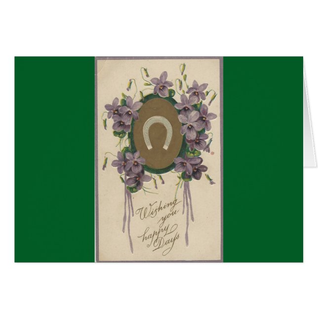 Jours vintages de chance (Devant horizontal)