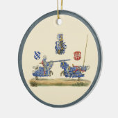 Jousting Knight - Medieval Theme Keramisch Ornament (Links)