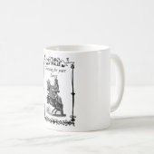 Jousting Knight Venir pour votre coeur Mug (Devant droit)