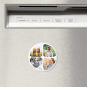 Jouw 4 Foto's Fridge Magnet Magneet (Insitu (Vaatwasser))