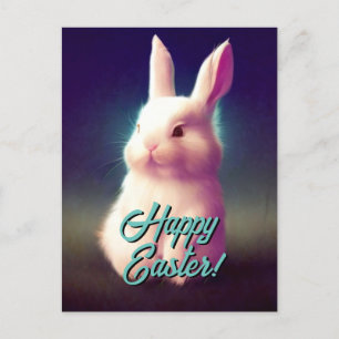 Jouw aangepaste tekst Happy Easter Bunny-sjabloon Feestdagenkaart