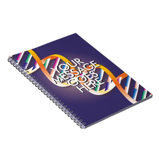 JOUW BOODSCHAP DNA Wetenschap Notitieboek (Rechterzijde)