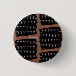 Jouw dans ronde button 3,2 cm