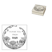 Jouw eigen moderne & stijlvolle bedankje aangepast 	rubberstempel (Gestempeld)