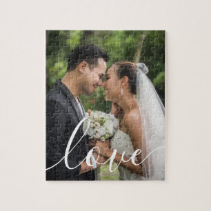 Jouw favoriete trouwfoto Script Liefde Legpuzzel