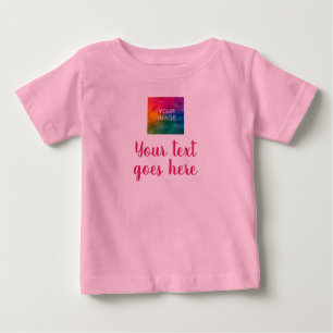 Jouw foto en script tekst trendy sjabloon roze