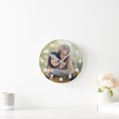 JOUW FOTO op op een gepersonaliseerde klok (Huis)