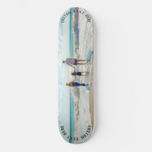 Jouw Foto Skateboard Cadeau met Aangepaste Tekst