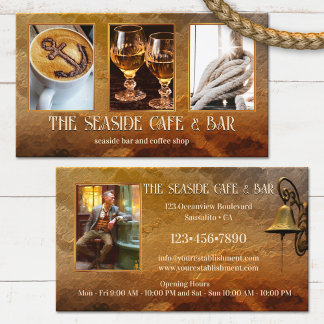 Jouw foto's Coastal Coffee Shop Bar Visitekaartje