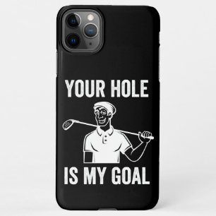 Jouw gat is mijn doel golf, golfers iPhone 11Pro max hoesje