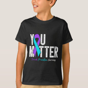 Jouw geestelijke gezondheid Suïcidepreventie bewus T-shirt