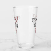 Jouw hart is mijn kompas. glas (Links)