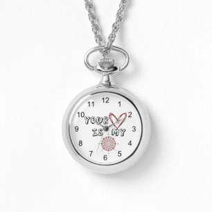 Jouw hart is mijn kompas. horloge