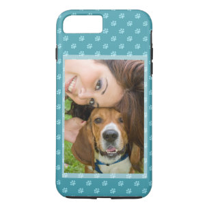 Jouw hond en jij Foto aanpassen Puppy Doggie Pootj iPhone 8 Plus / 7 Plus Hoesje