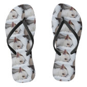 Jouw huisdier hond puppy aangepaste foto chihuahua teenslippers (Voetbed)