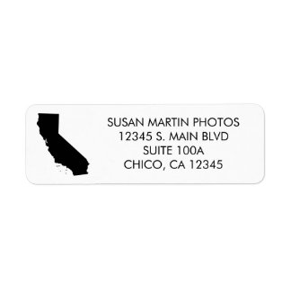 Jouw Kleur Californië Modern Minimalistisch Etiket