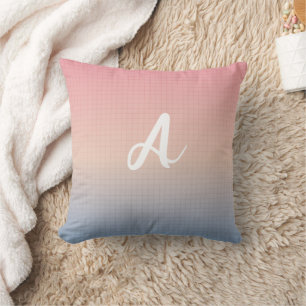 Jouw letter aangepaste Neon Dawn Kussen