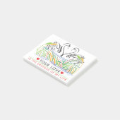 Jouw liefde is essentie post-it® notes (Schuin)