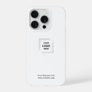 Jouw Logo   Bedrijfs Modern minimalistisch minimal iPhone 15 Pro Hoesje