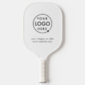 Jouw Logo | Bedrijfs Modern minimalistisch minimal Pickleball Paddle (Voorkant)