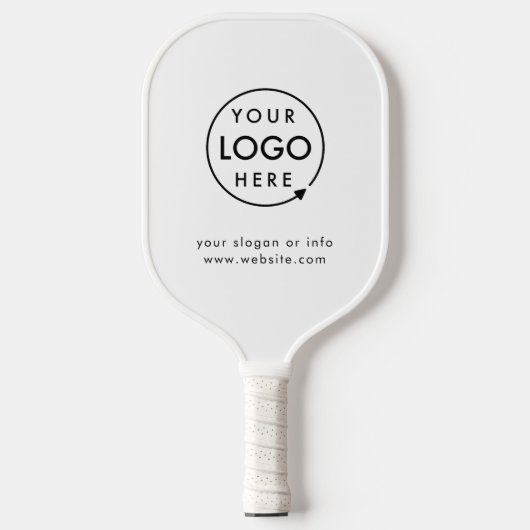 Jouw Logo | Bedrijfs Modern minimalistisch minimal Pickleball Paddle (Voorkant)