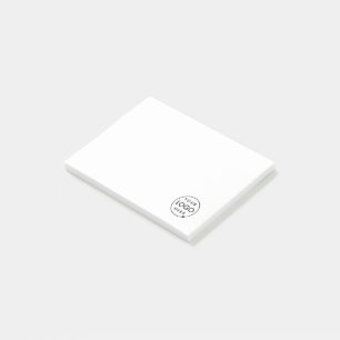 Jouw Logo   Bedrijfs Modern minimalistisch minimal Post-it® Notes