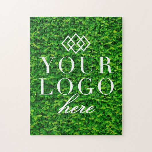 Jouw Logo hier Greenery | Aangepaste puzzel voor p (Verticaal)