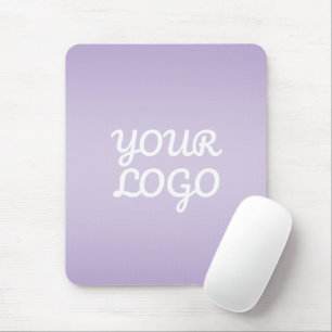 Jouw Logo & Modern Sober Ombre   Lavendel Muismat