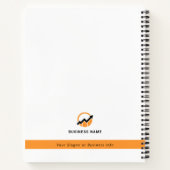 Jouw Logo | Moderne minimaliseringsregeling bedrij Notitieboek (Achterkant)