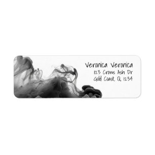 Jouw Logo Smokey Gothic adres Etiket