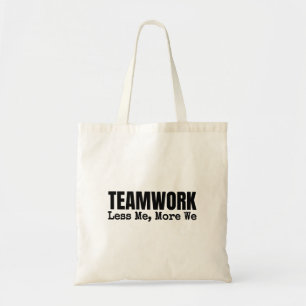 Jouw Logo Teamwerk Motiverend Zakelijk Bedrijfs- Tote Bag