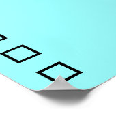 Jouw mening lijst grappige poster bord (Hoek)