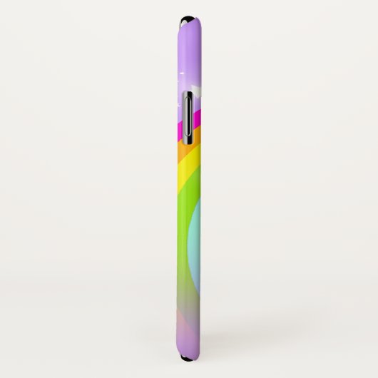 Jouw naam (10 letters): regenboogviolette ifoon Case-Mate iPhone case (Achterkant / rechts)