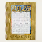 Jouw naam 2025 toevoegen planner (Voorkant)