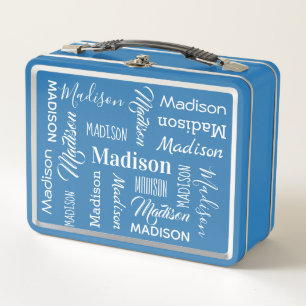 Jouw naam Aangepaste lunchboxen herhalen