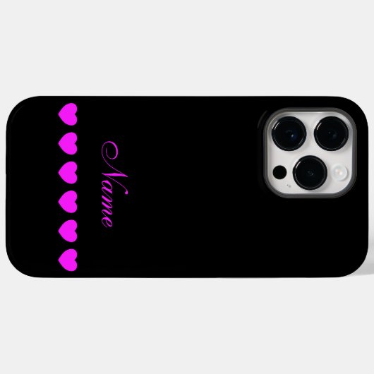 Jouw naam, aangepaste sjabloon Case-Mate iPhone case (Achterkant (horizontaal))