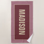 JOUW NAAM badhanddoek (Voorkant)