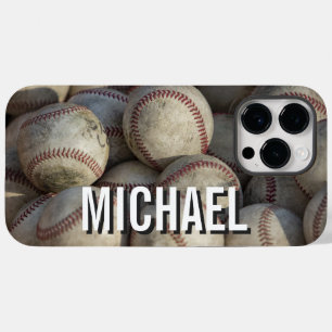 Jouw naam Baseball Artwork Case-Mate iPhone 14 Pro Max Hoesje