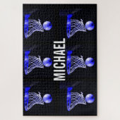 Jouw naam Basketball Artwork Legpuzzel (Verticaal)
