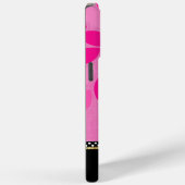 Jouw naam Bloemen Roze Zwart Goud Case-Mate iPhone Case (Achterkant / Rechts)