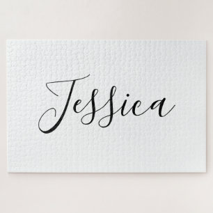 Jouw naam   Elegant Script Legpuzzel