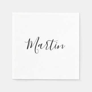 Jouw naam | Elegant Script Servet