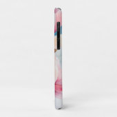 Jouw naam Elegante Roze Magnolia Bloesems Case-Mate iPhone Case (Achterkant/links)