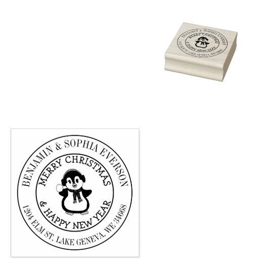 Jouw naam en adres toevoegen rubberstempel (Gestempeld)