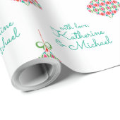 Jouw naam en bericht toevoegen | Kerst-kerstversie Cadeaupapier (Rol Hoek)