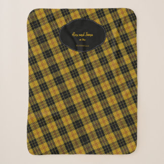 Jouw naam en datum MacLeod Scottish Clan Tartan Sherpa Deken