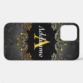 Jouw naam en initiaal toevoegen Case-Mate iPhone case (Achterkant (horizontaal))